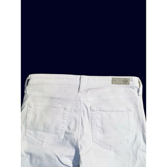 Adriano Goldschmied White Women’s Jeans The Prima Roll up Skinny Ankle Size 25R - Picture 8 of 9